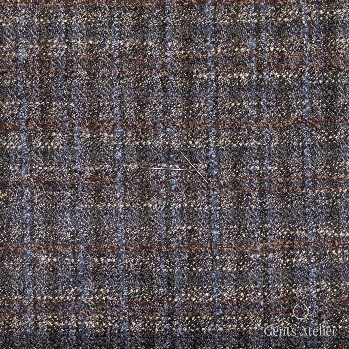 Костюм из Gent's Colors ITALY1 — тёмно-серый, Шерсть, лён, шёлк